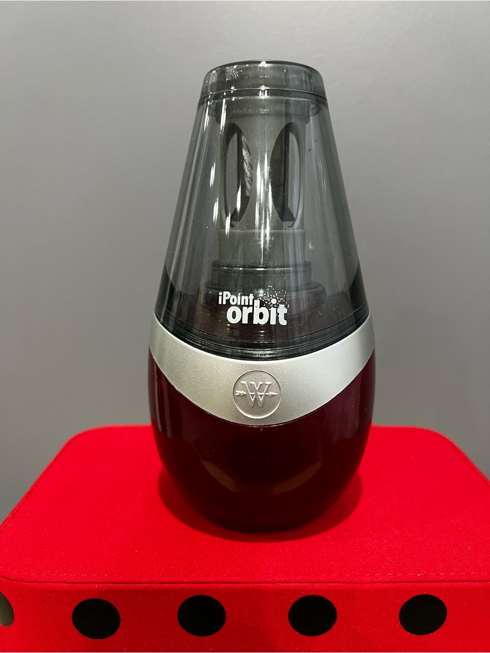 iPoint Orbit Black Desk Pencil Sharpener